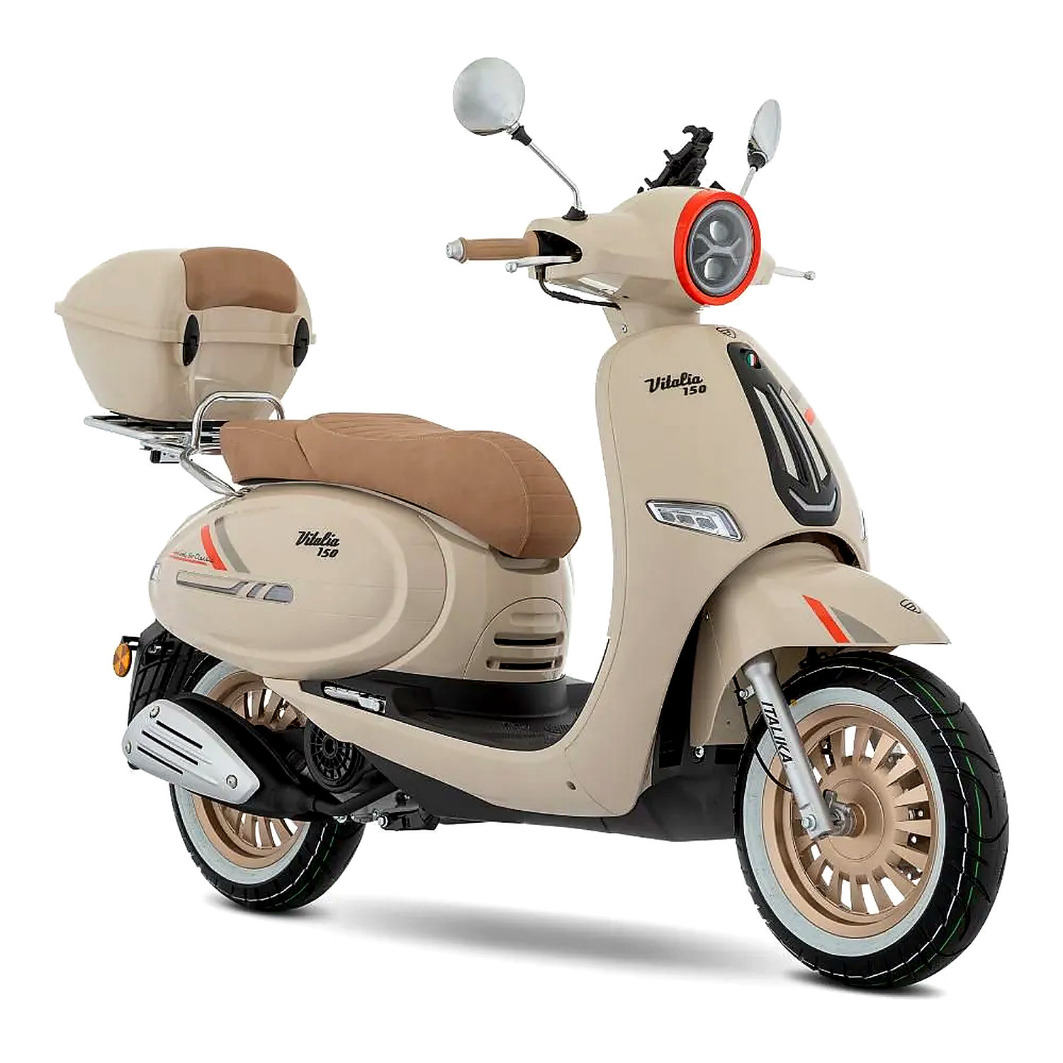 Italika Motoneta Vitalia 150 Beige con GPS 2026