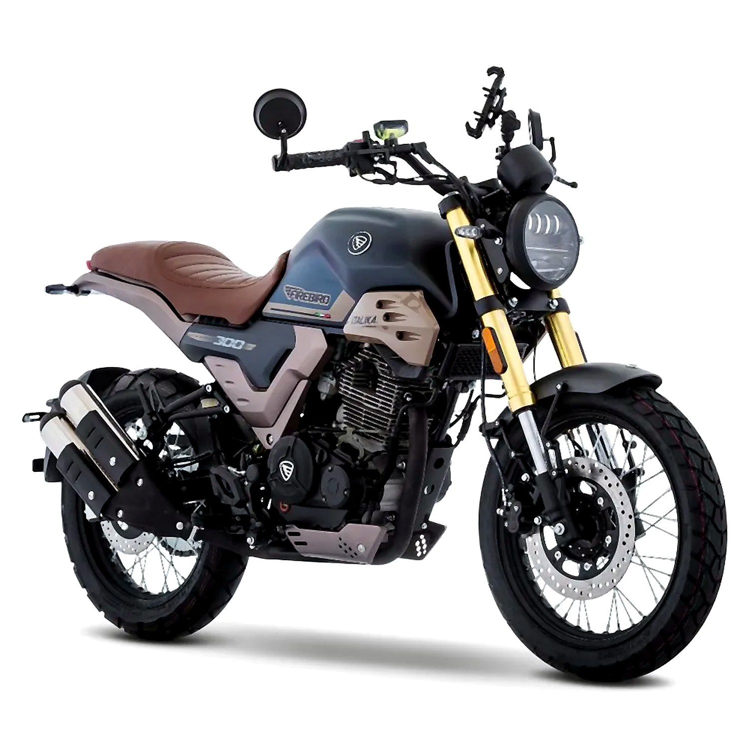 Italika Motocicleta Cafe Racer Firebird 300 Negra con GPS 2026